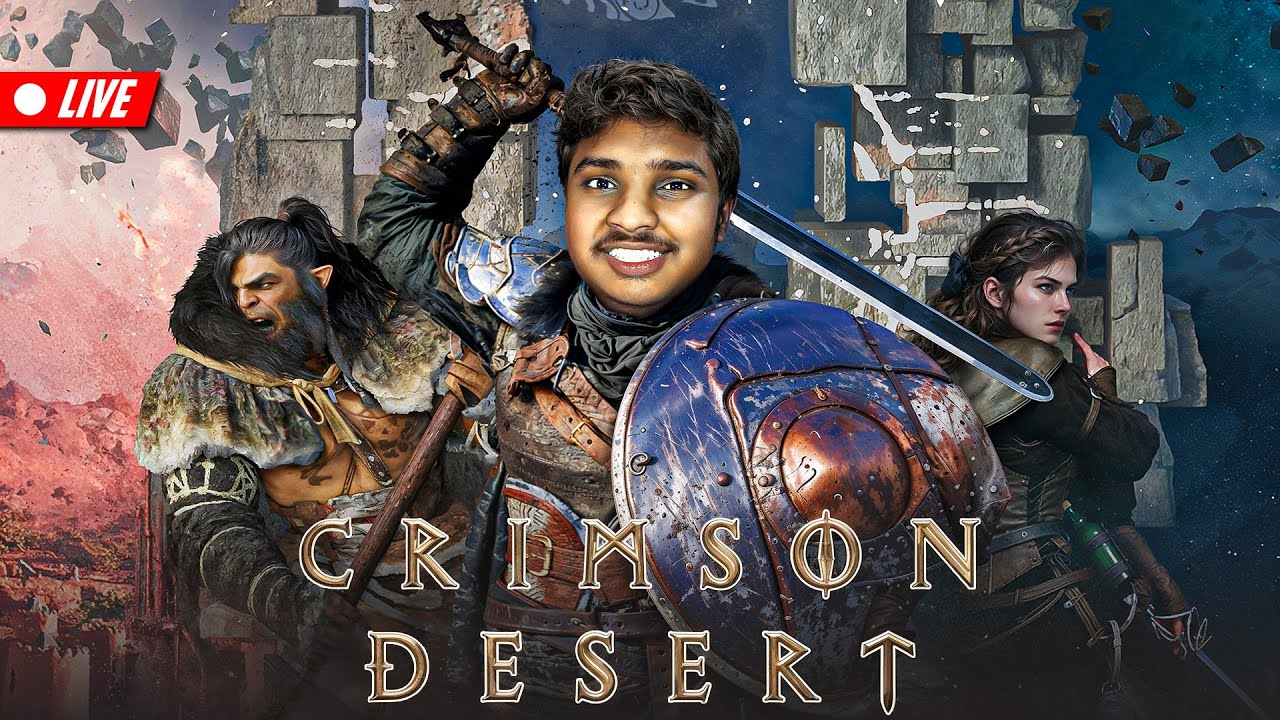 🔴 CRIMSON DESERT LIVE: Insane Combat & Massive Open World! ⚔️#1