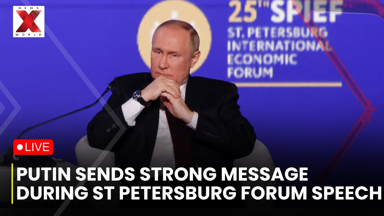 LIVE: Putin's St Petersburg Speech Sparks Global Attention Over Russia's Future