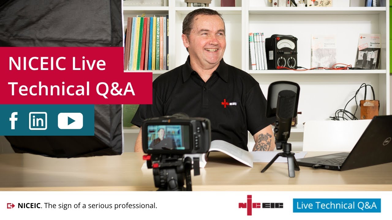 NICEIC Live Technical Q&A: June Session