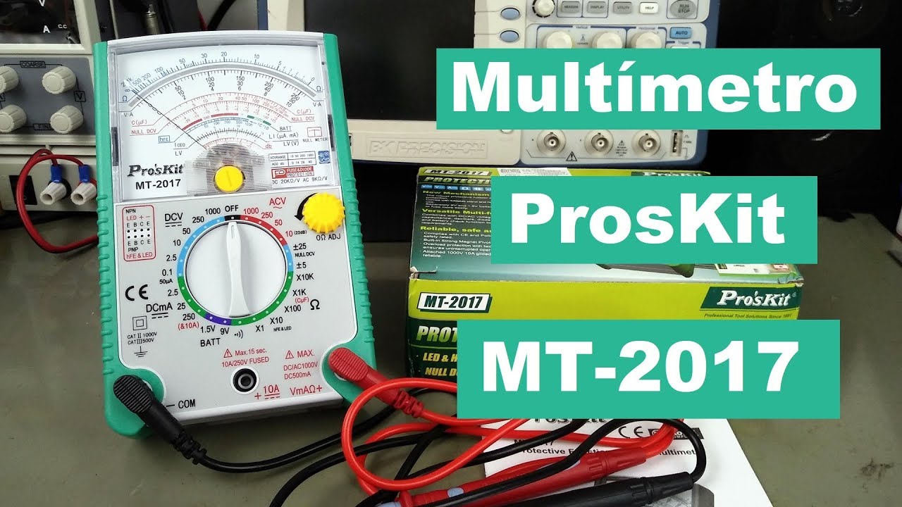 Multímetro ProsKit MT-2017: testes, desmontado e Unboxing Radical