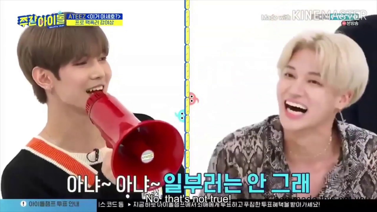 yeosang roasting thot line for 4 minutes straight