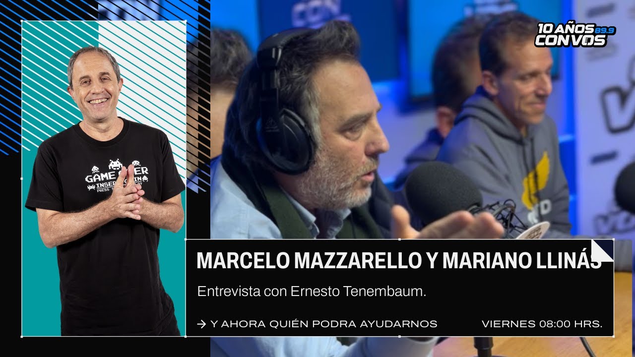 Marcelo Mazzarello y Mariano Llin&aacute;s debaten debaten sobre la nueva de Francella.