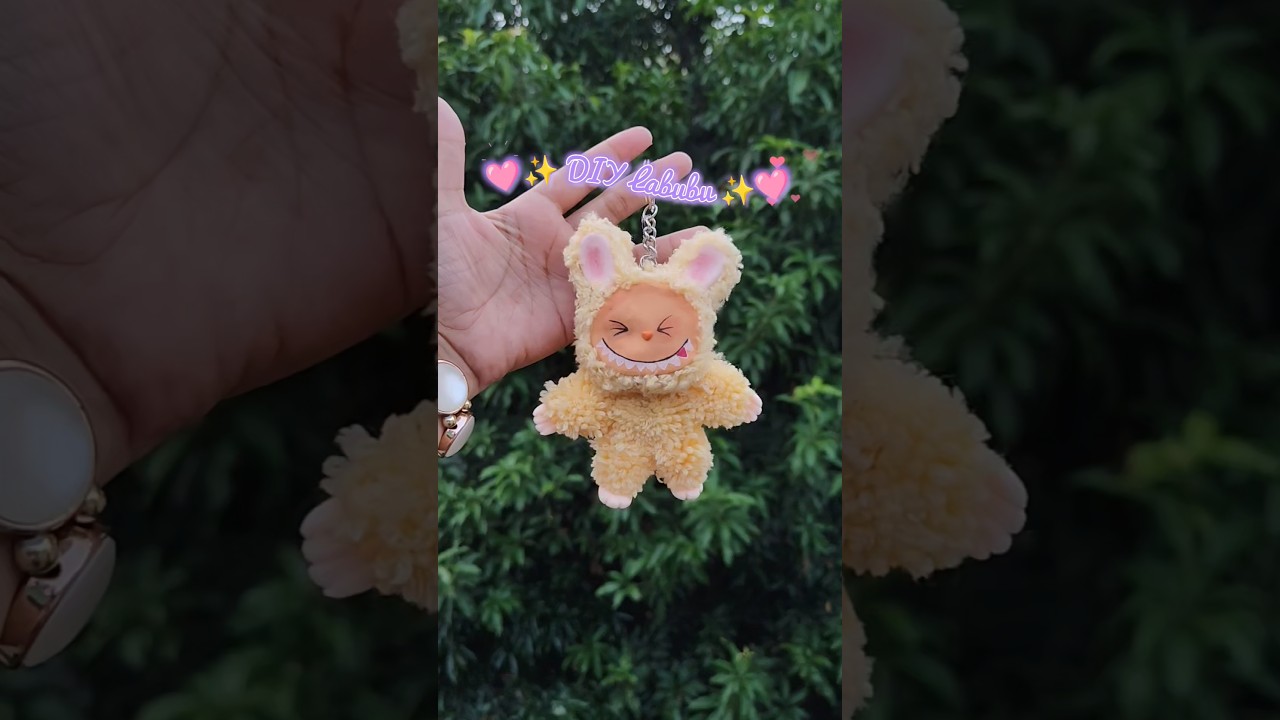 DIY Labubu ✨ Woolen Labubu Keychain