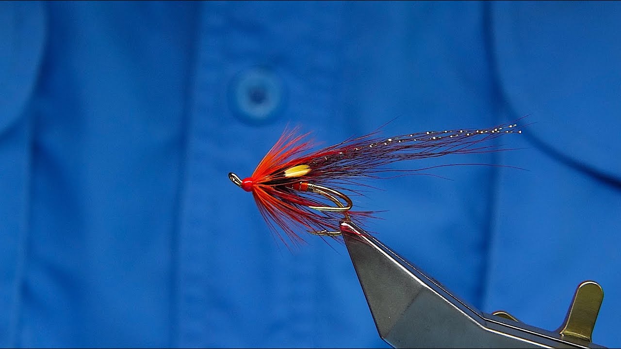Tying a Claret Flamethrower Salmon Fly by Davie McPhail