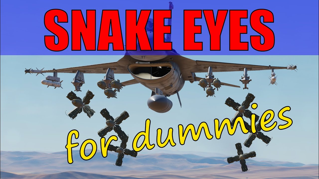 F-16 MK-82S SnakeEye SIMPLIFIED!