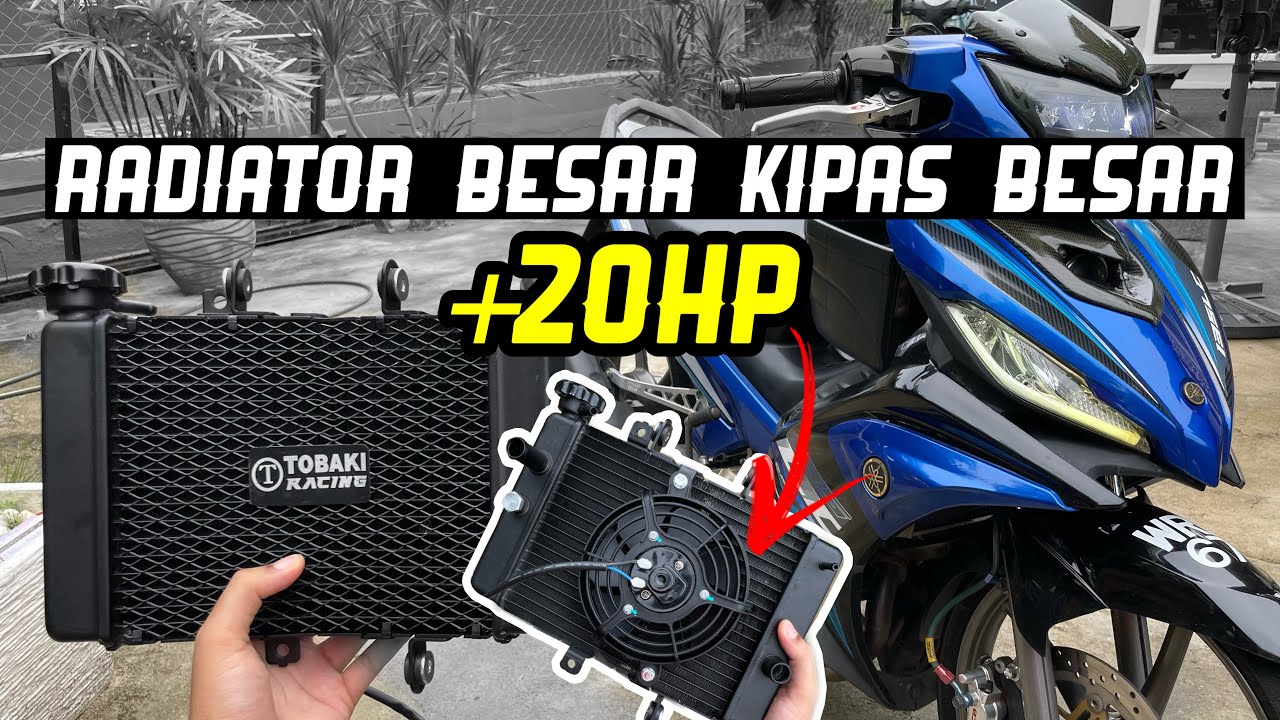 LC135 | Radiator Besar Kipas Besar Harga Bajet RM299! Engine Sejuk Horsepower Naik! Tobaki Racing