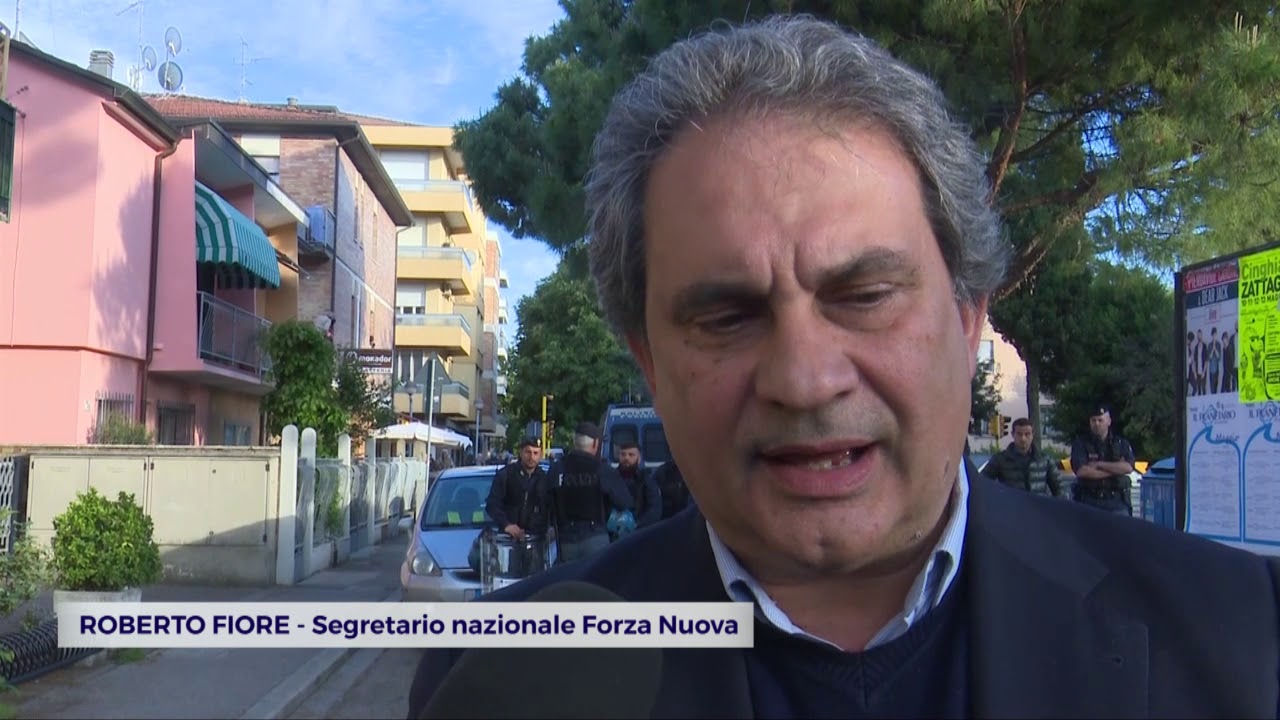 RAVENNA: Roberto Fiore in città, tensioni tra Forza Nuova e antifascisti | VIDEO