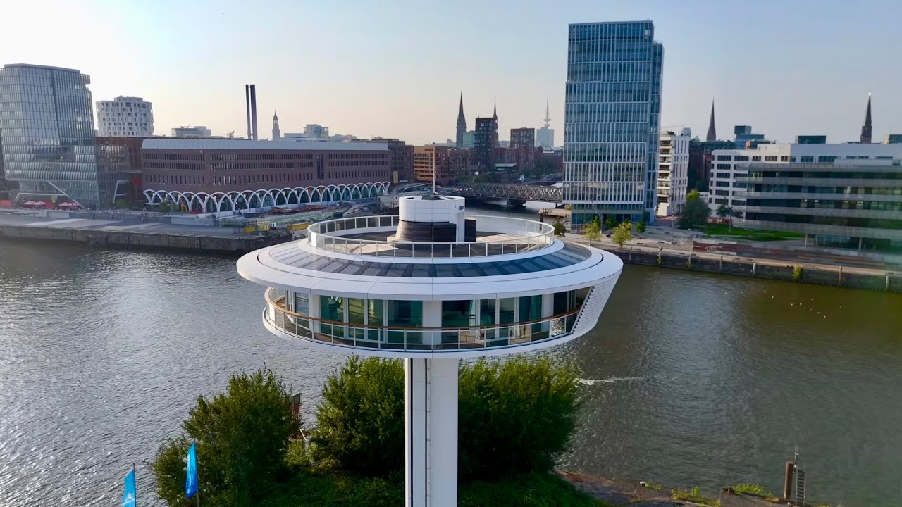 Hafencity Hamburg mit Sondergenehmigung f&uuml;r H&ouml;he 120 Meter