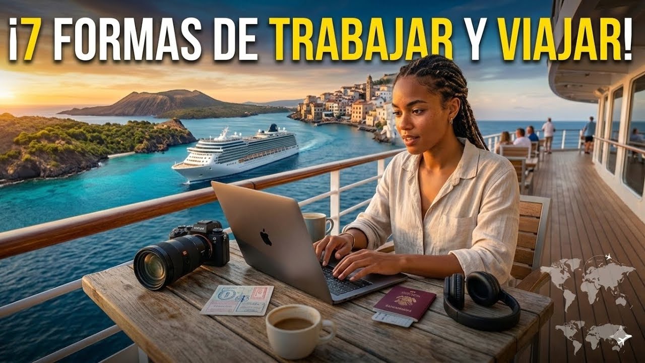 7 trabajos que te permiten viajar por el mundo 🌍