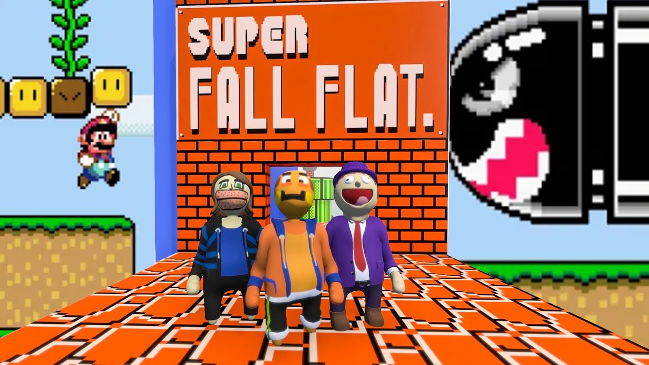 Wir VERWANDELN uns in SUPER MARIO | Human Fall Flat