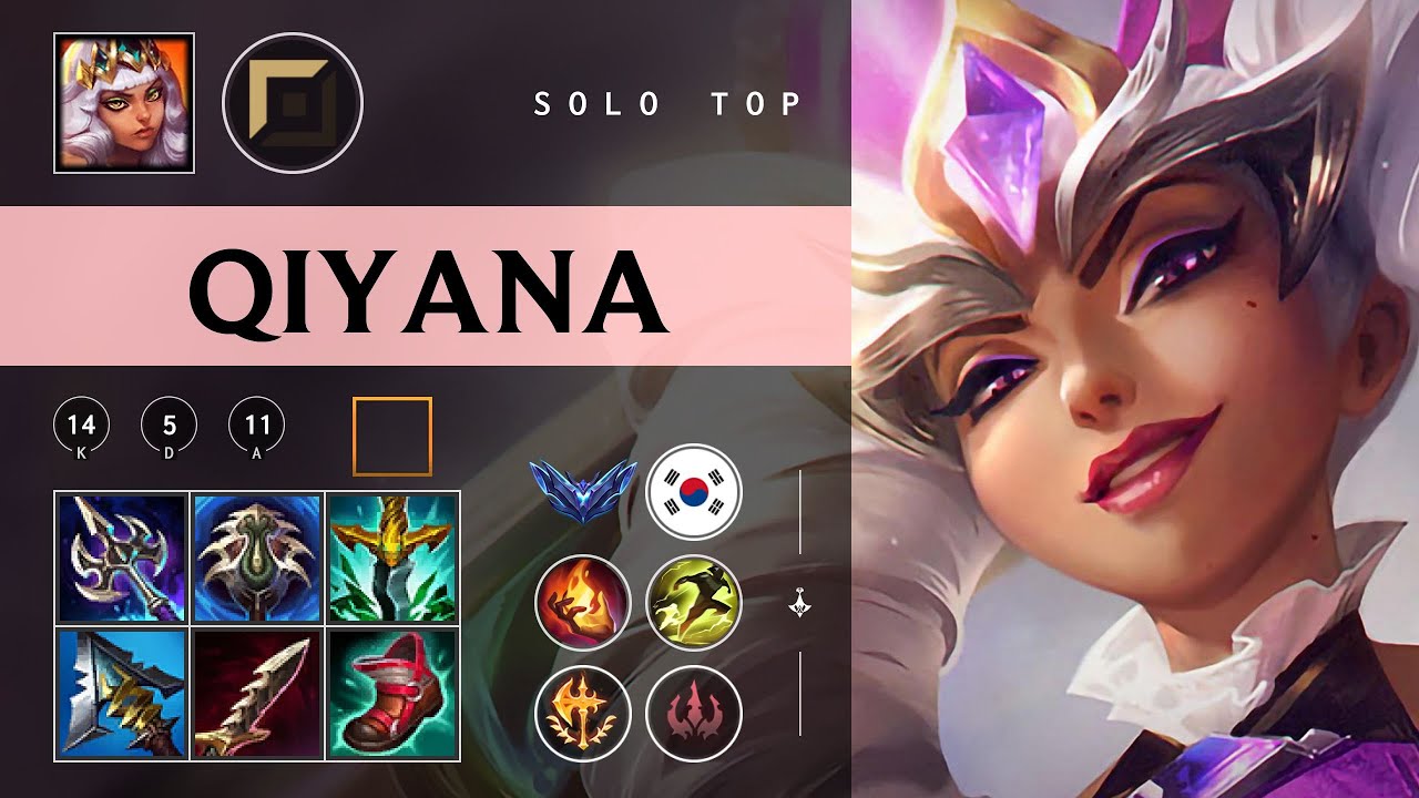 Qiyana Top vs Gnar - KR Diamond Patch 26.03
