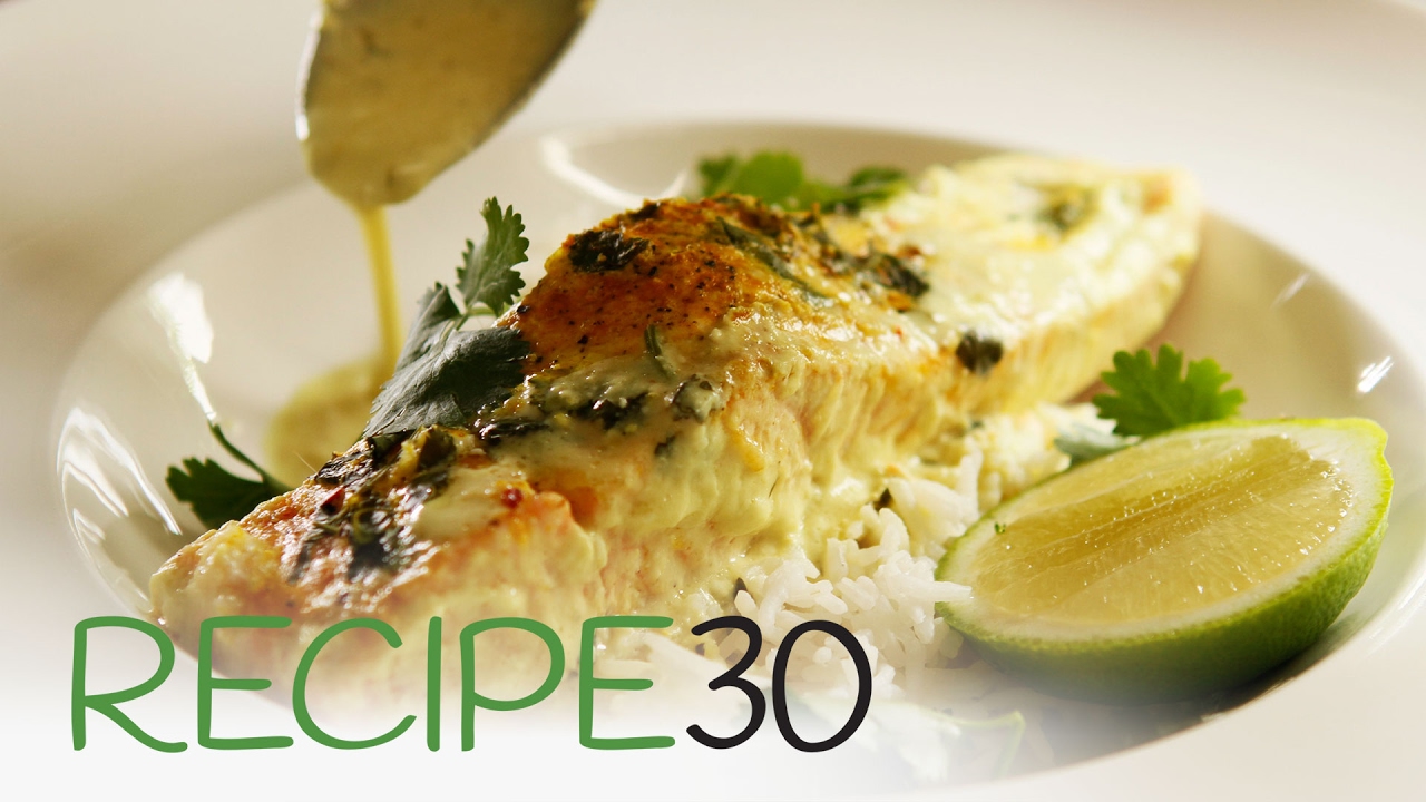 Thai Baked Salmon, simple one pot recipe