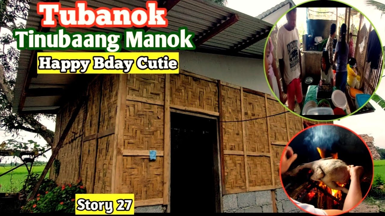 Tinubaang Manok || Adobong Manok Sa Tuba || Cutie's Simple Bday Celebration