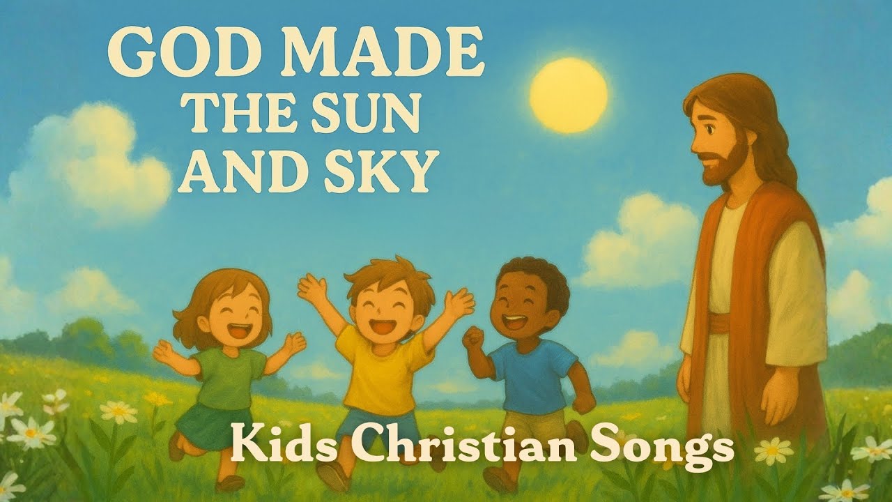 ☀️ God Made the Sun and Sky | Songs of Faith for Kids