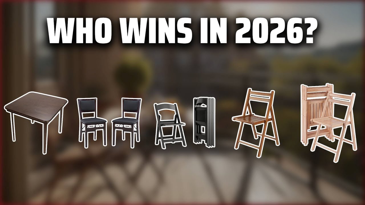The Top 5 Best Folding Wood Chair in 2026 - Must Watch Before Buying!