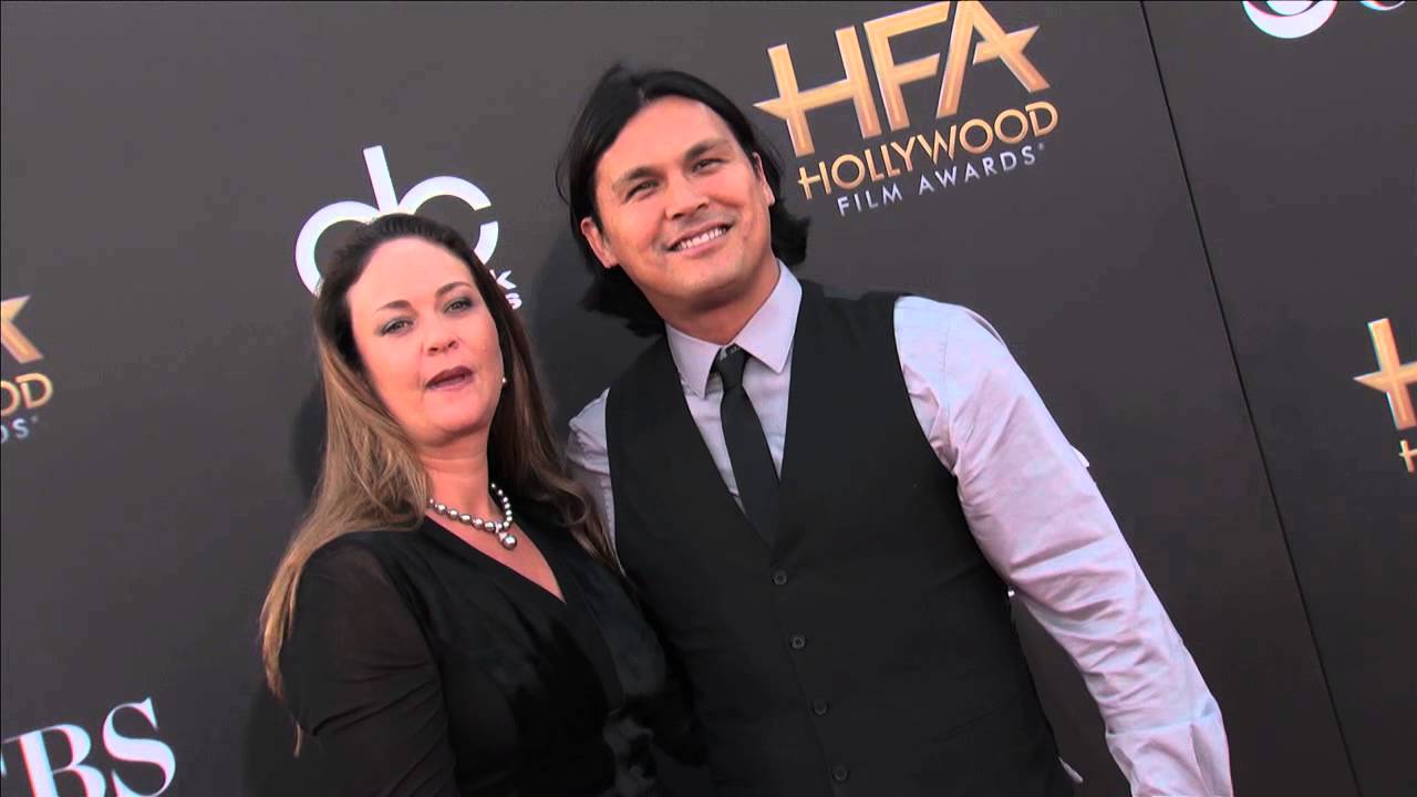 Adam Beach Red Carpet Fashion - Hollywood Film Awards 2014