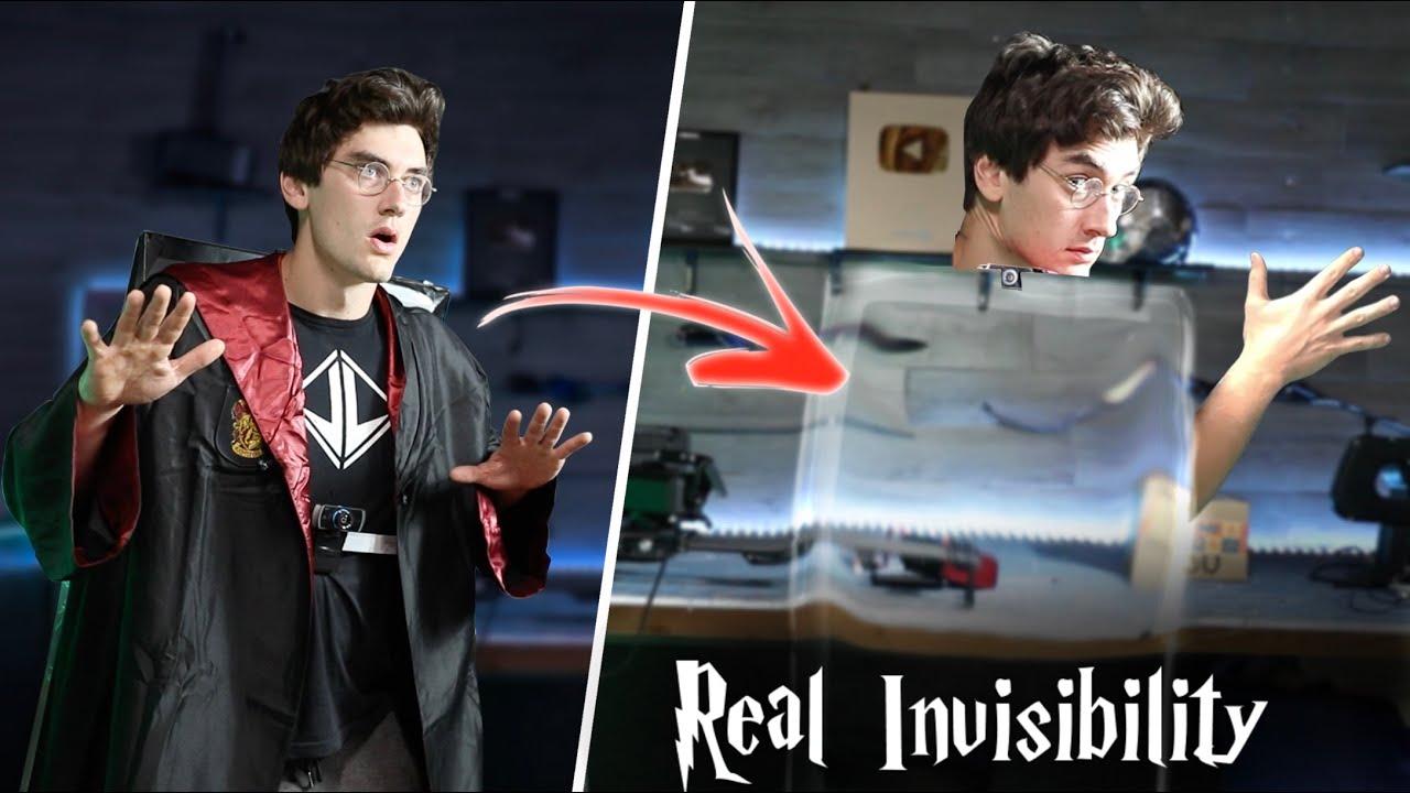 Real Invisibility Cloak Using Artificial Intelligence! - Harry Potter Invisibility!!