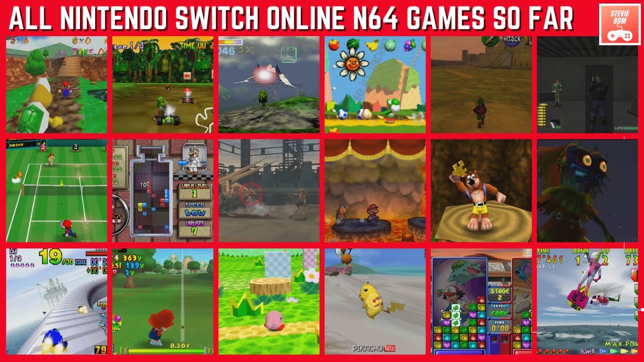 Nintendo Switch Online N64 Games List (August 2022 Update Including Wave Race 64)