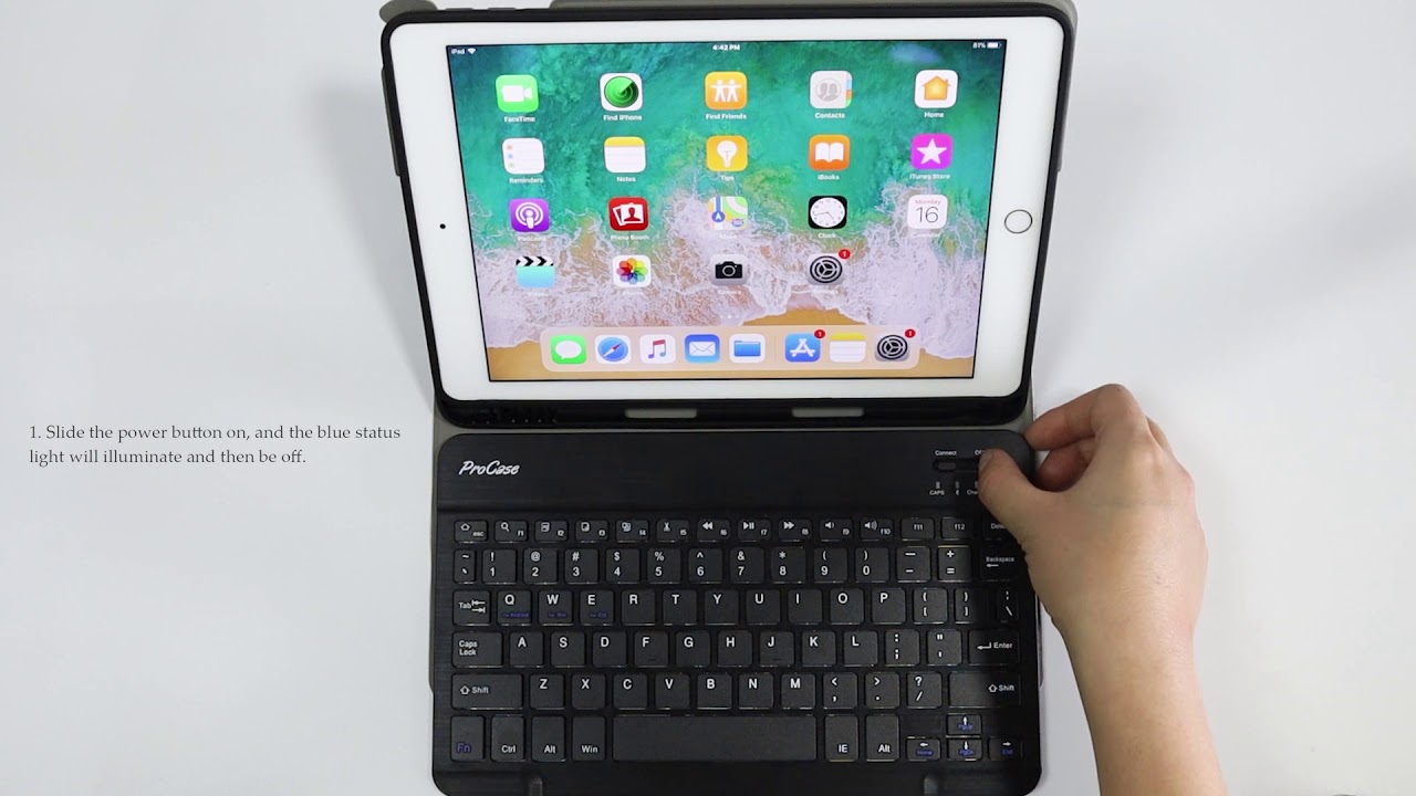 How To Connect/Pair ProCase Ultra-Slim Wireless Keyboard Case to New iPad Air 2020 & iPad Pro 2020