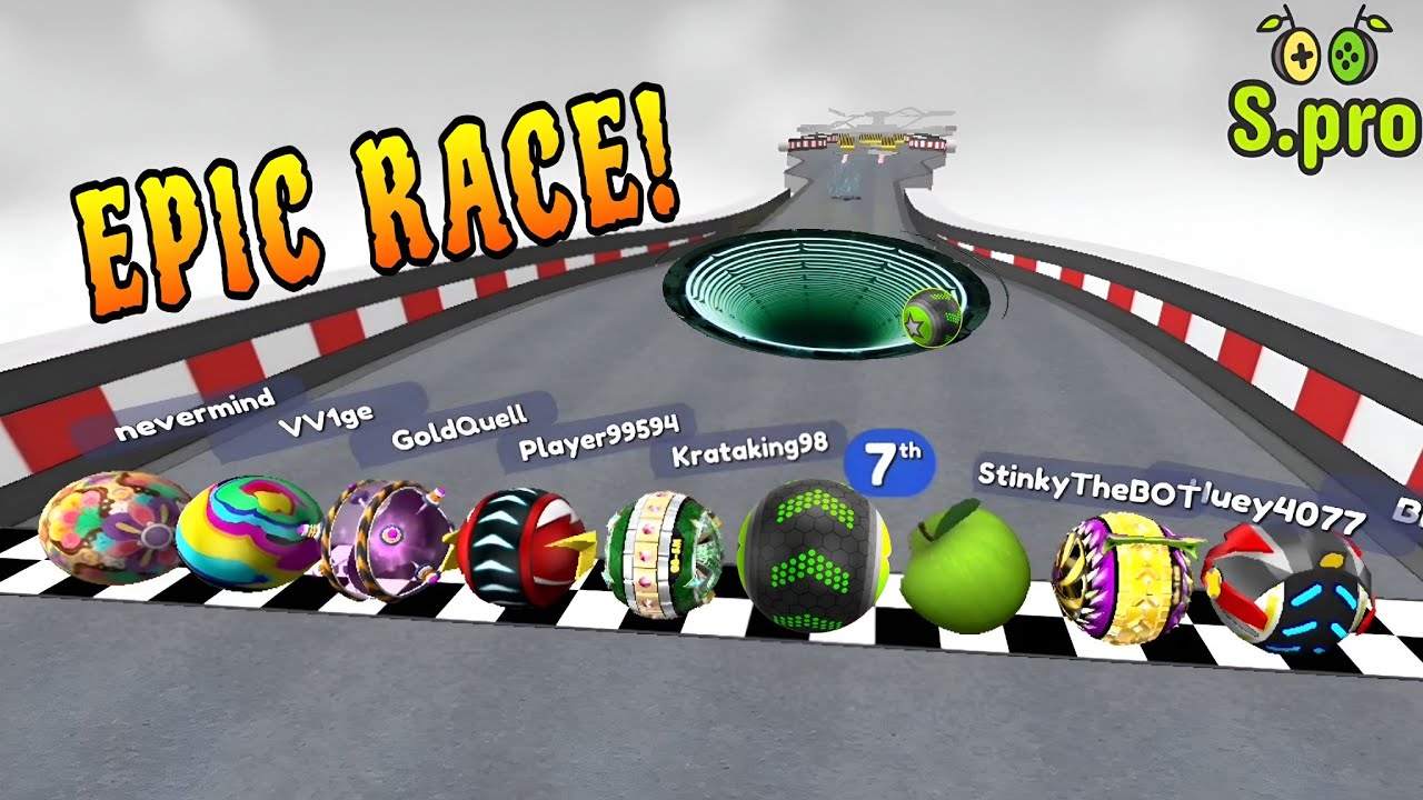 Going Balls - Speedrun Epic Race 644 ᯓ⚽︎ #goingballs #gameplay #marblesrace
