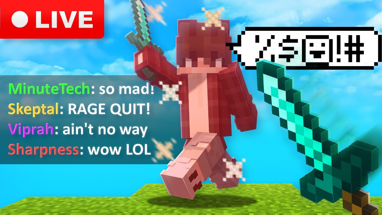 I Ragebaited Minecraft YouTubers LIVE