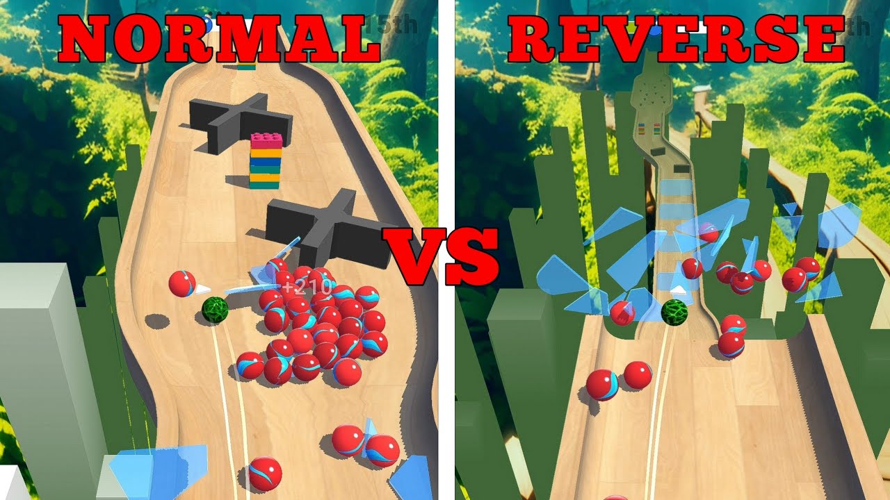 Marble Run Ultimate Race Asmr || Normal Gameplay vs Reverse Gameplay