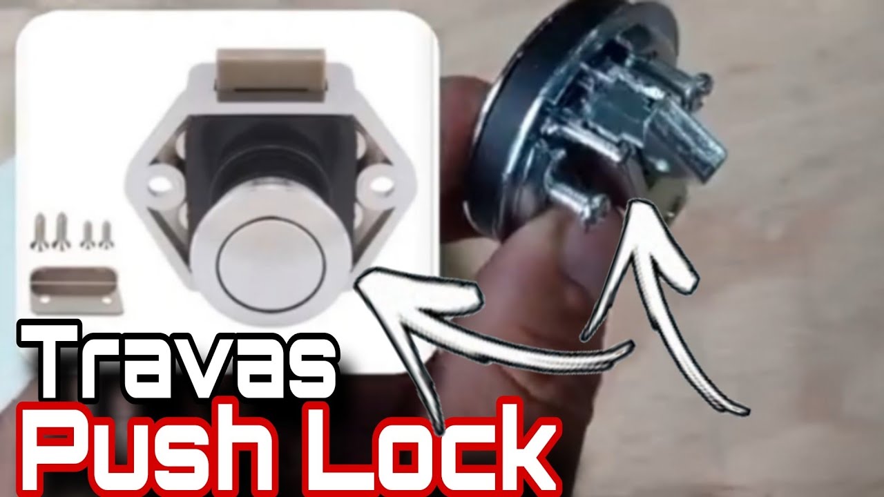 Como instalar a Trava Push Lock, em Motorhome artesanal #motorhome #ferramentas #diy #woodprojects