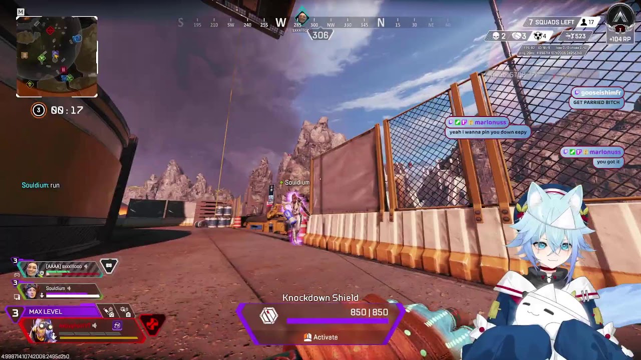 🔞 Eepy no shields is what they call me :3 - Apex Legends
