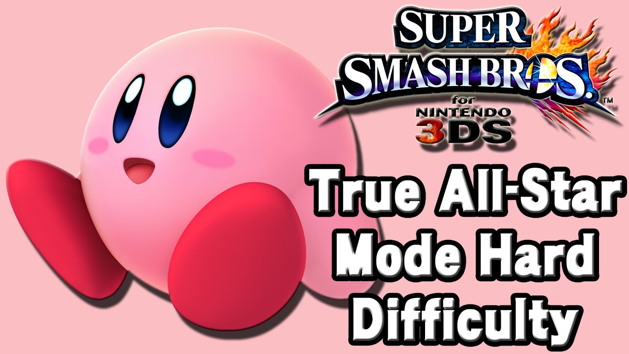 Super Smash Bros. For 3DS (True All-Star Mode Hard Difficulty | Kirby)