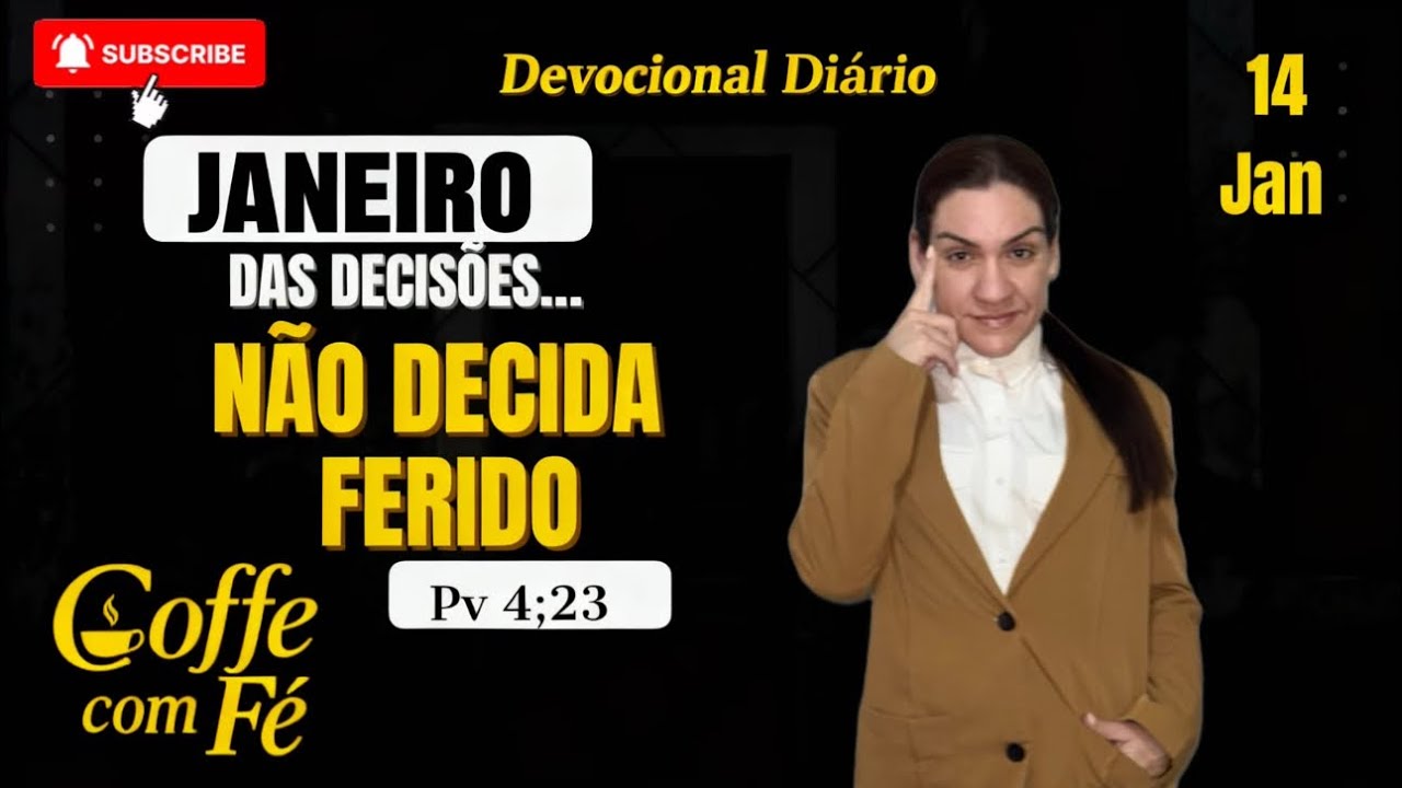 DECIDA, Antes que a EMOÇÃO decida por você Pv 4;23  #palavradodia 