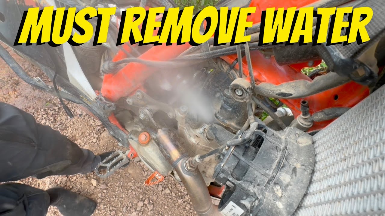 How To Remove Water From A Motorcycle Engine By TacoMoto