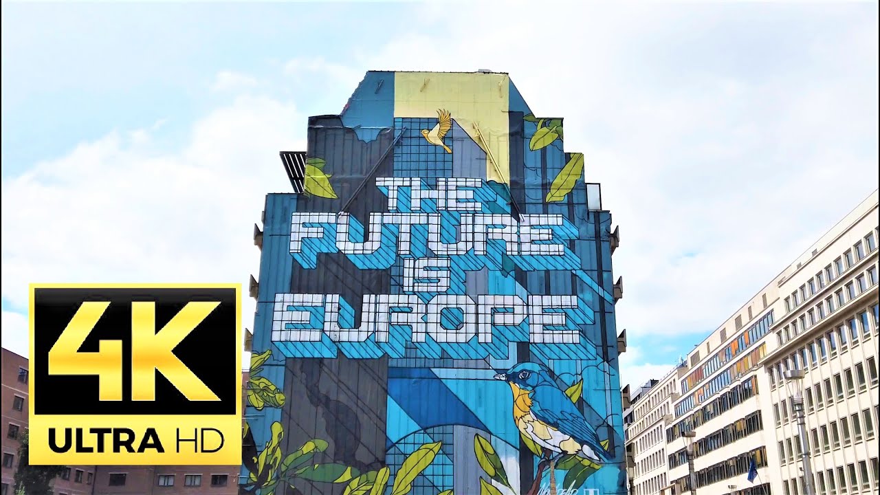 Quartier European tour - 🇧🇪 BRUSSELS, Belgium 🇧🇪- 4K