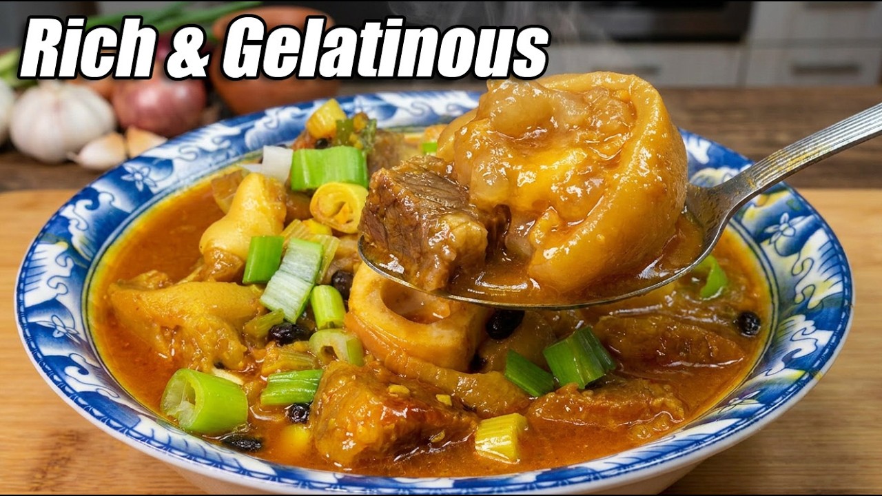 Balbacua Recipe 😋 | Rich & Gelatinous Cebuano Dish You’ll Crave! 🇵🇭 | How to Cook Balbacua