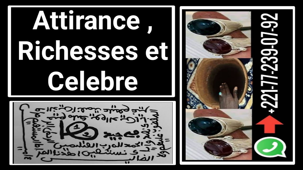 GRAND SECRET D'ATTIRANCE, DE RICHESSES ET DE CÉLÈBRE...