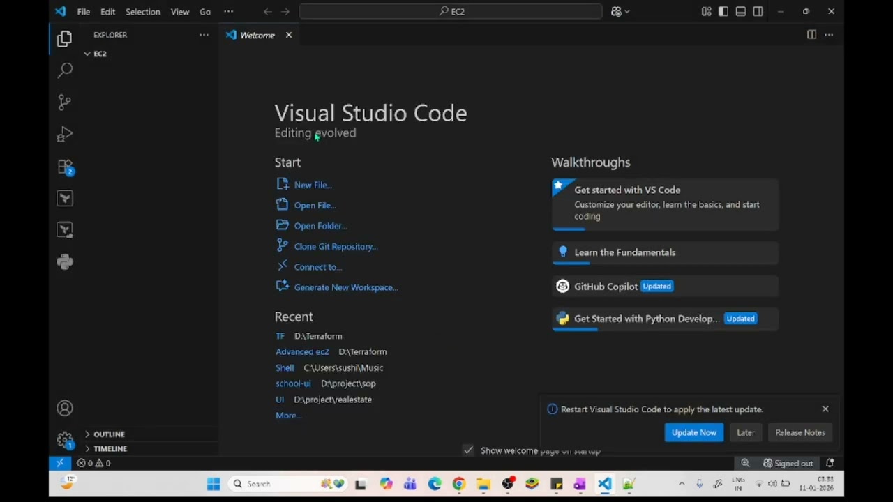 Session 5 – Terraform EC2 Automation  From Console Clicking to Real Cloud Coding Hands on Lab.