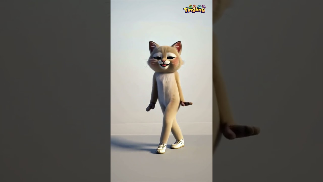 ✨Cat Shuffle Dance Music Video 2025 on Viral Brother Louie Remix Song ❤️ #shuffledance #catdance