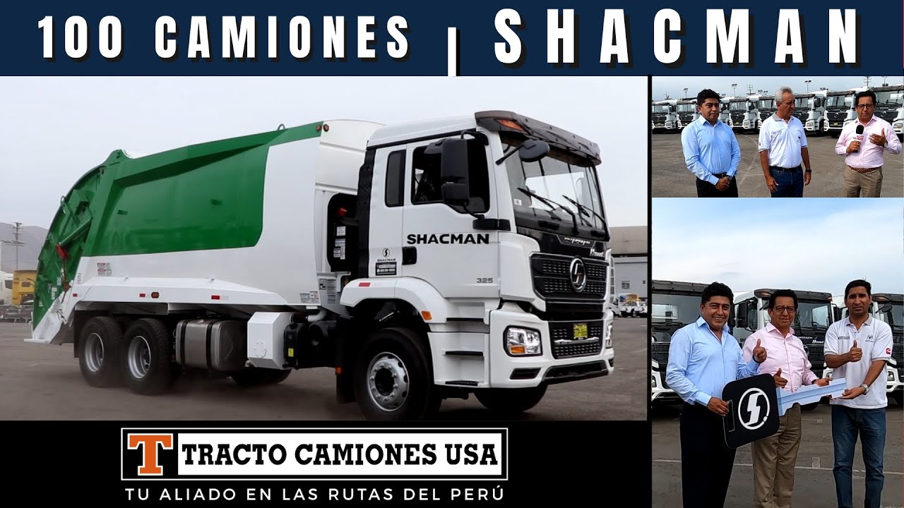 Tracto Expo 2023 |  Entrega de flota de 100 compactadoras SHACMAN H3000S | Empresa PRISMA