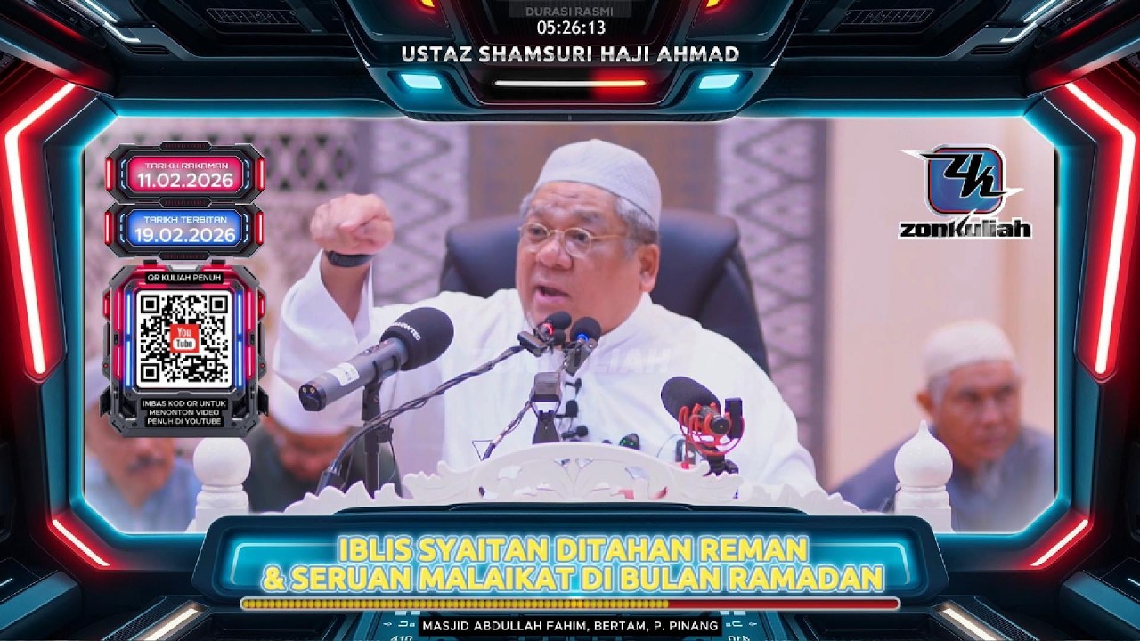 TAZKIRAH : Seruan Malaikat Di Setiap Malam Ramadan - Ustaz Shamsuri Ahmad