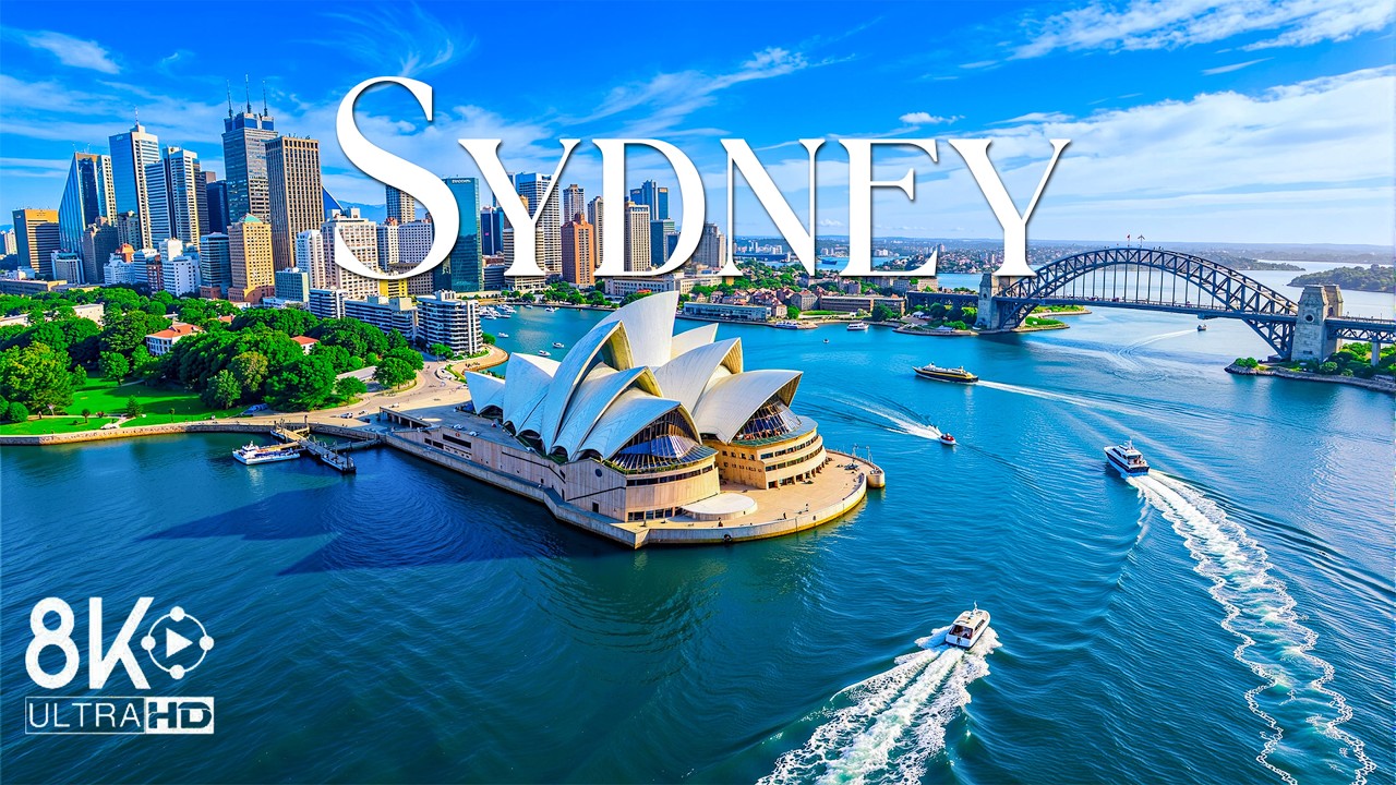 Сидней, Австралия 8K 🇦🇺🌊✨ – Расслабляющая музыка и красивые видео с природой 🎶