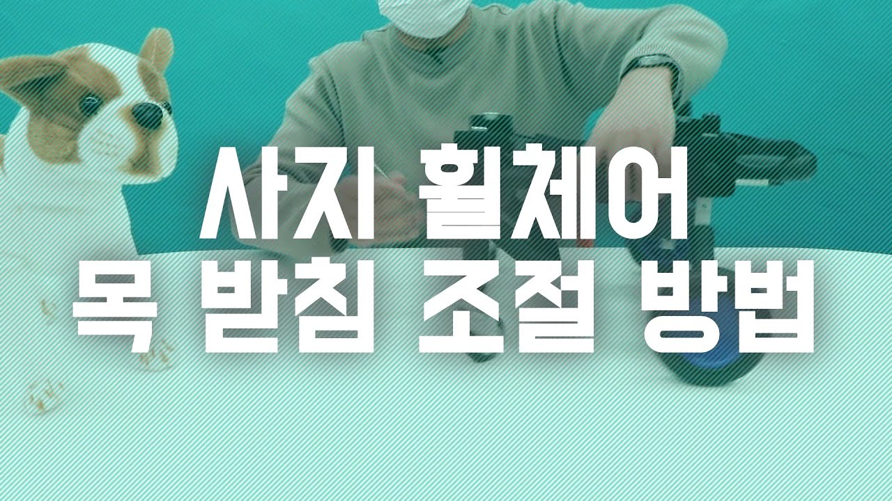 펫츠오앤피 사지 휠체어 목 받침 조절 방법&주의사항