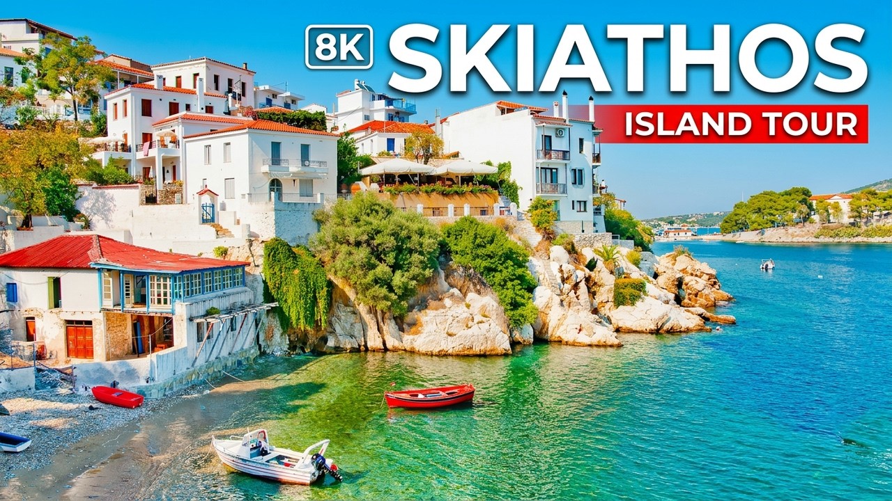 Skiathos Island Tour | Stunning Beaches & Points of Interest (No Commentary)