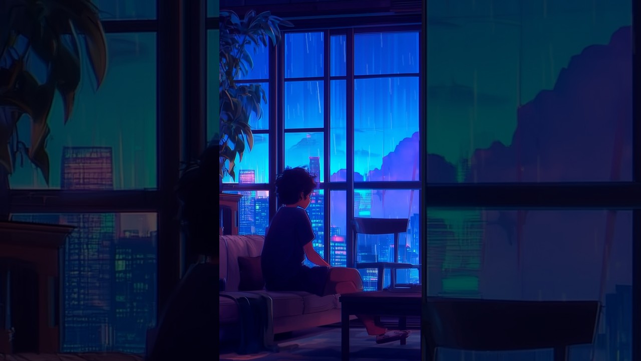 90s Chill Lofi Rain ☔ Study / Relax / Sleep Beats