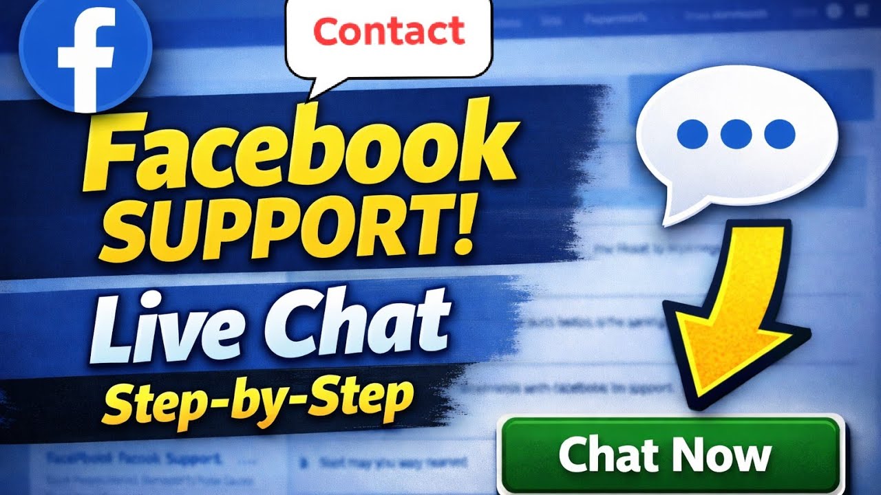 How to Contact Facebook Support Team | Live Chat with Facebook (Step-by-Step)