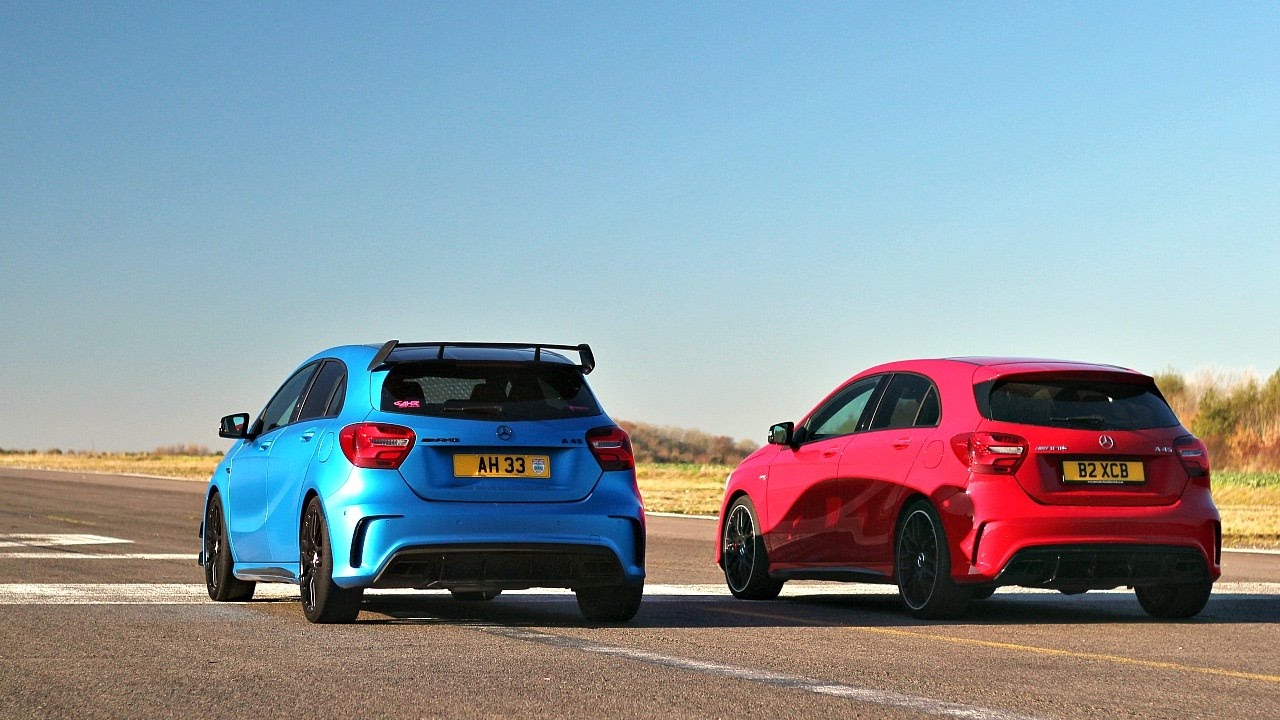 DRAG RACE! Mercedes A45 AMG - TUNED VS STOCK