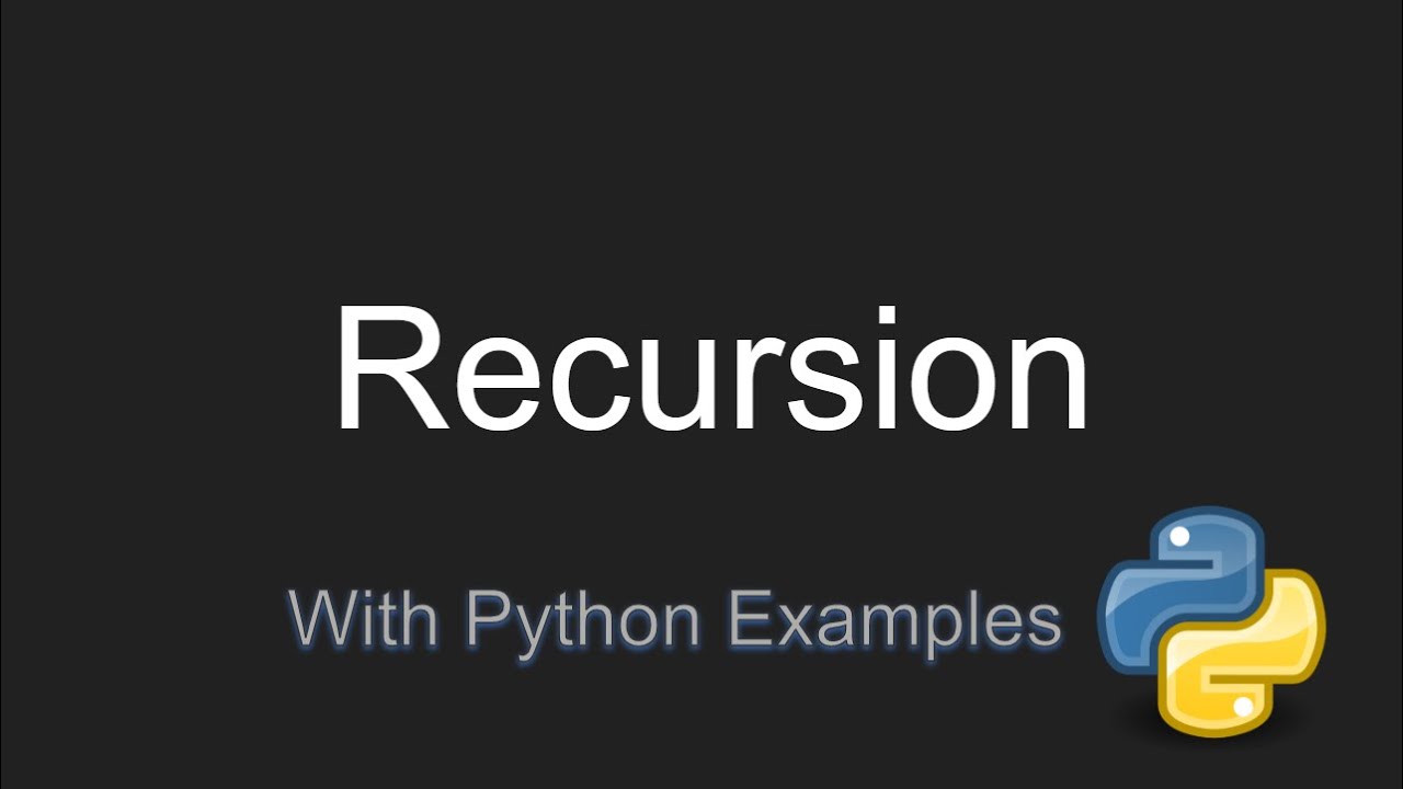 Введение в рекурсию с примерами Python