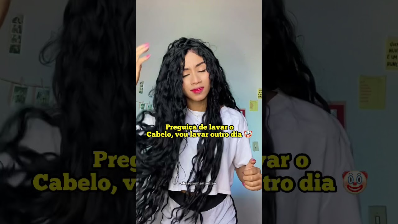 Quando voc&ecirc; tem pregui&ccedil;a de lavar o cabelo | cabelo cacheado | cabelos ondulados