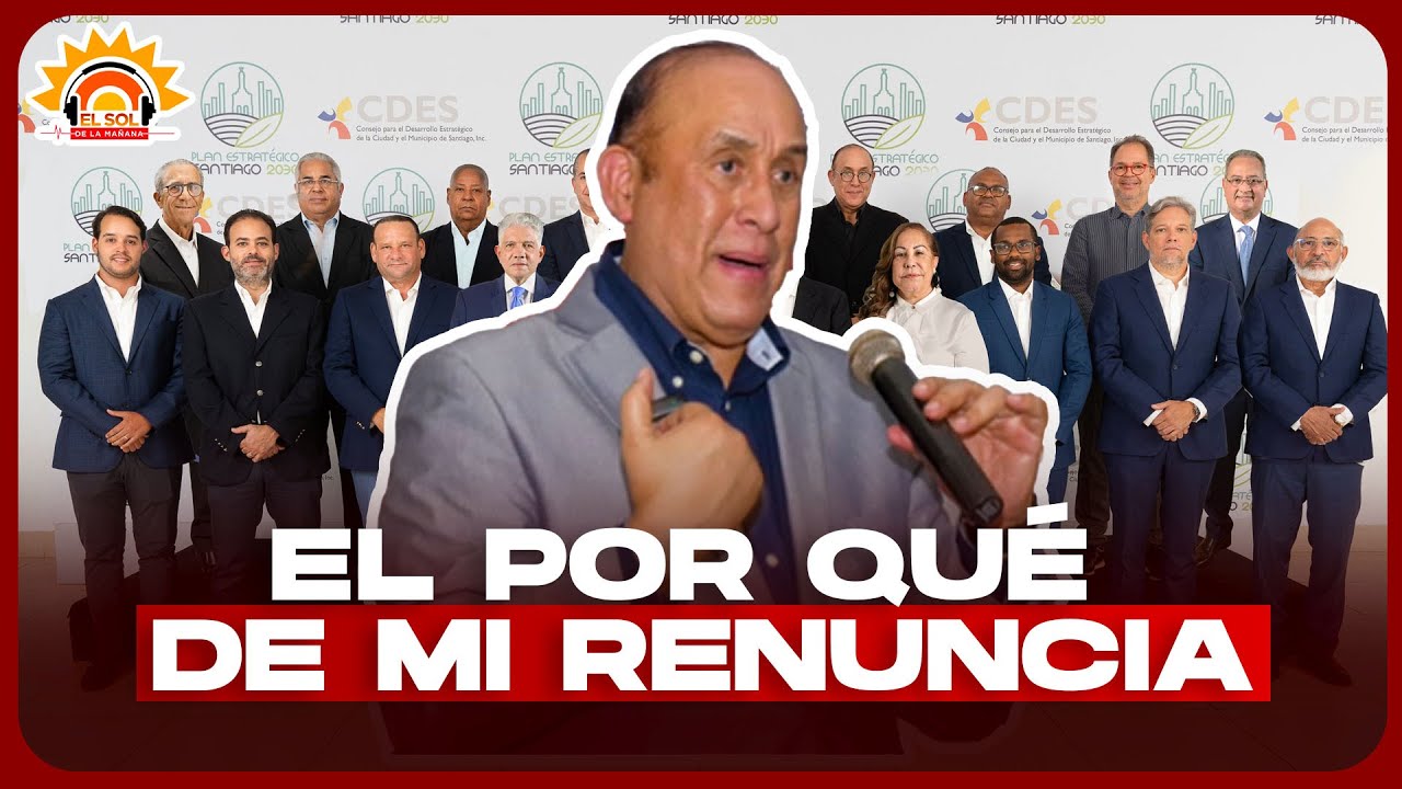 REYNALDO PEGUERO ACLARA SITUACIÓN EN EL CONSEJO DE DESARROLLO ESTRATÉGICO DE SANTIAGO