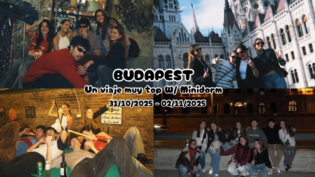 LO QUE PASA EN BUDA SE QUEDA EN PEST ✨🔝UN VIAJE MUY TOP W/ MINIDORM 🇭🇺🩶