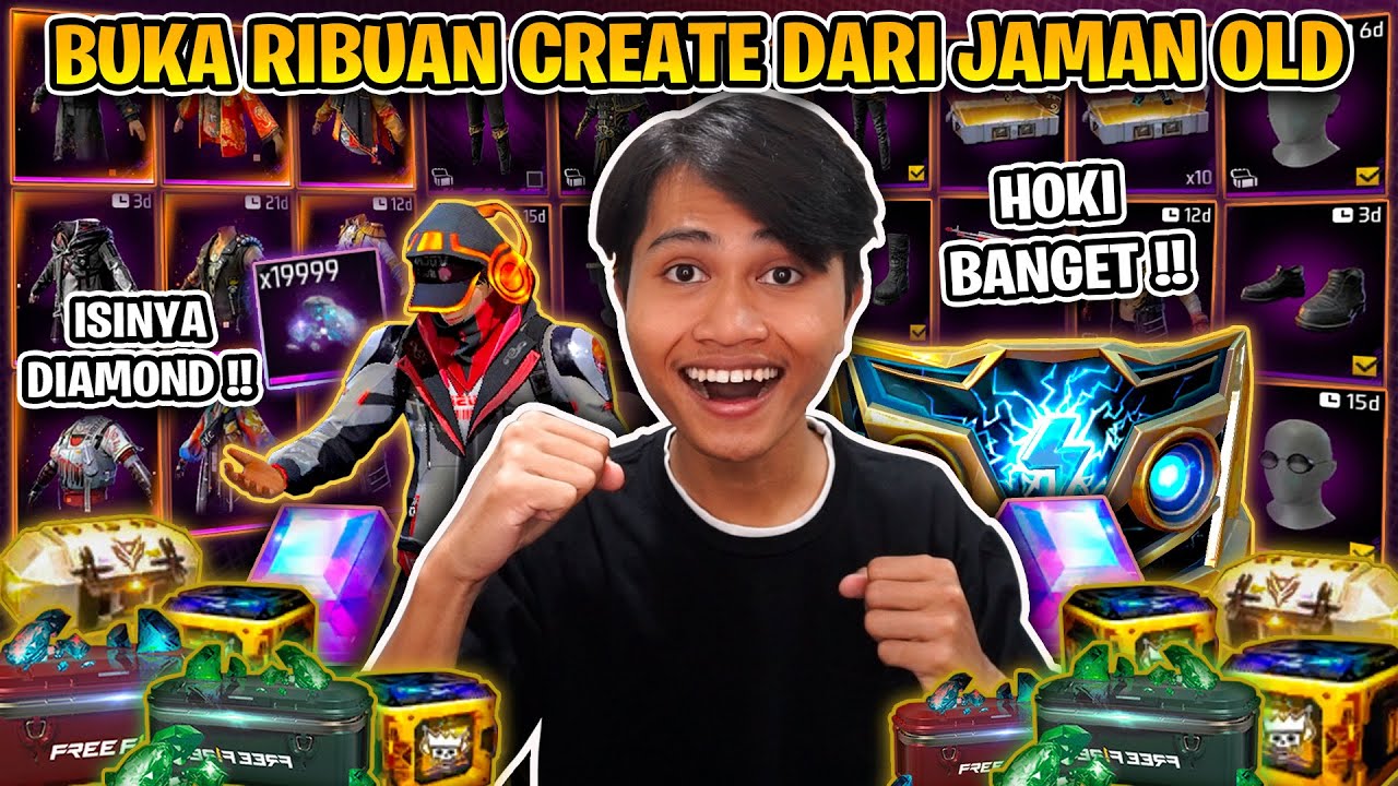 BUKA RIBUAN CRATE DARI JAMAN OLD !! ADA YANG ISINYA DIAMOND DAN ITEM LANGKA !!