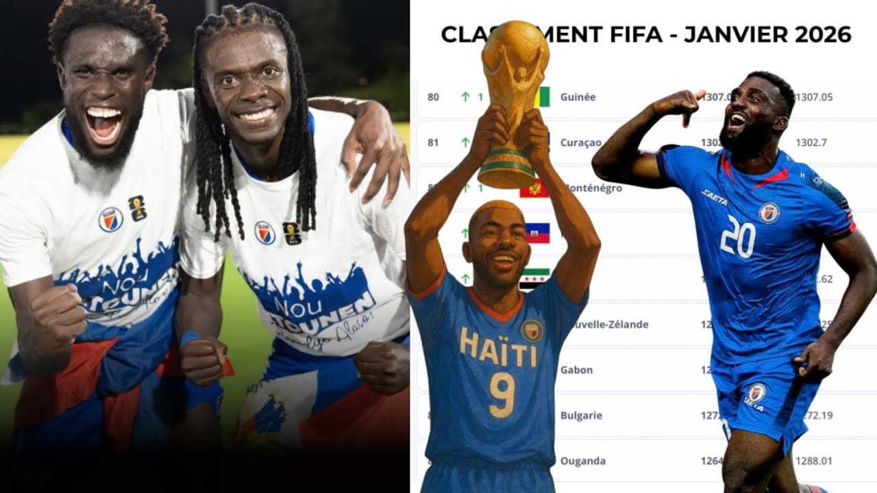 BOOM!HAITI EN AMIKAL 2BÈL ADVÈSÈ NOUVO KLASMAN FIFA GRO KOZE 
